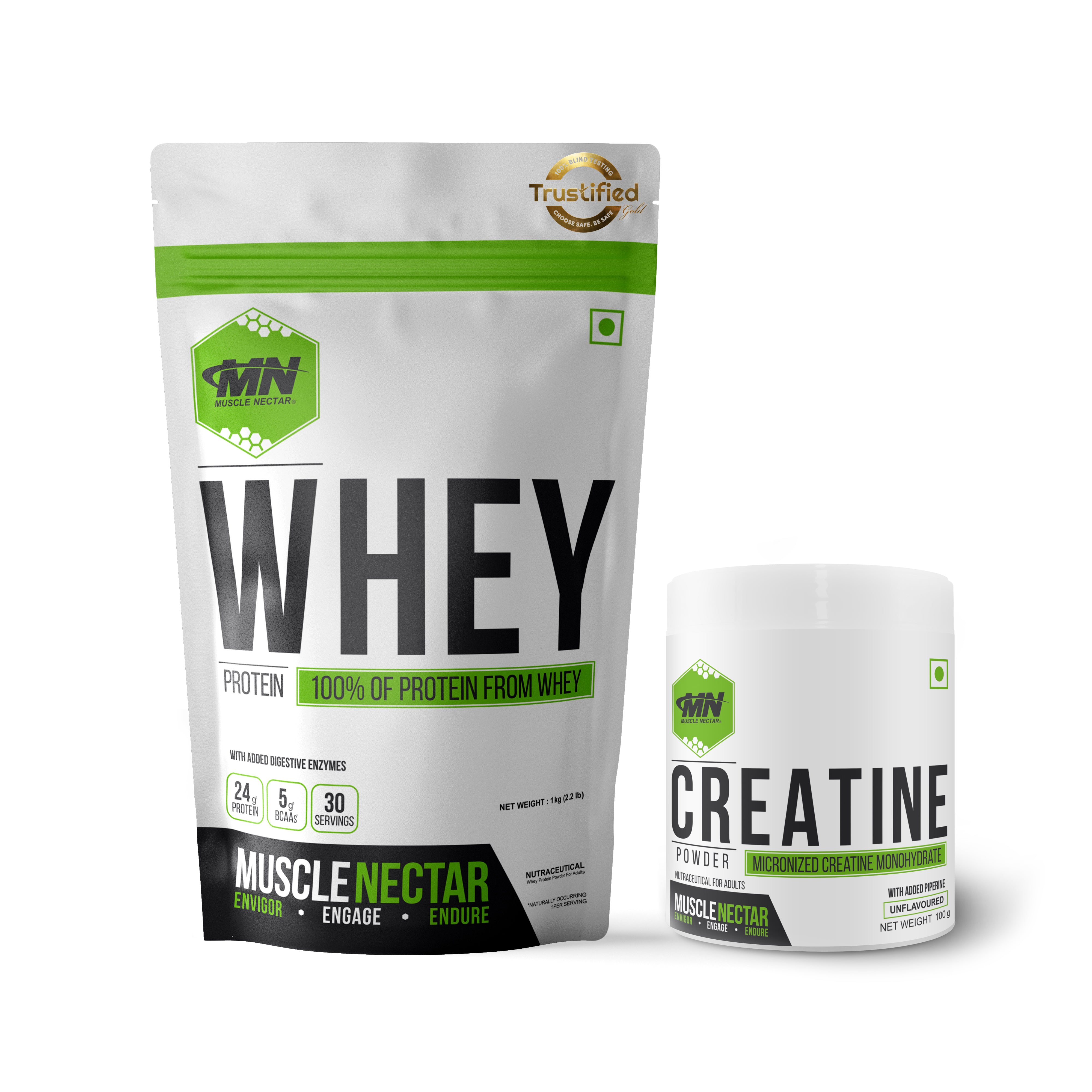 Muscle Nectar Whey Blend - 24g Protein with Enzymes