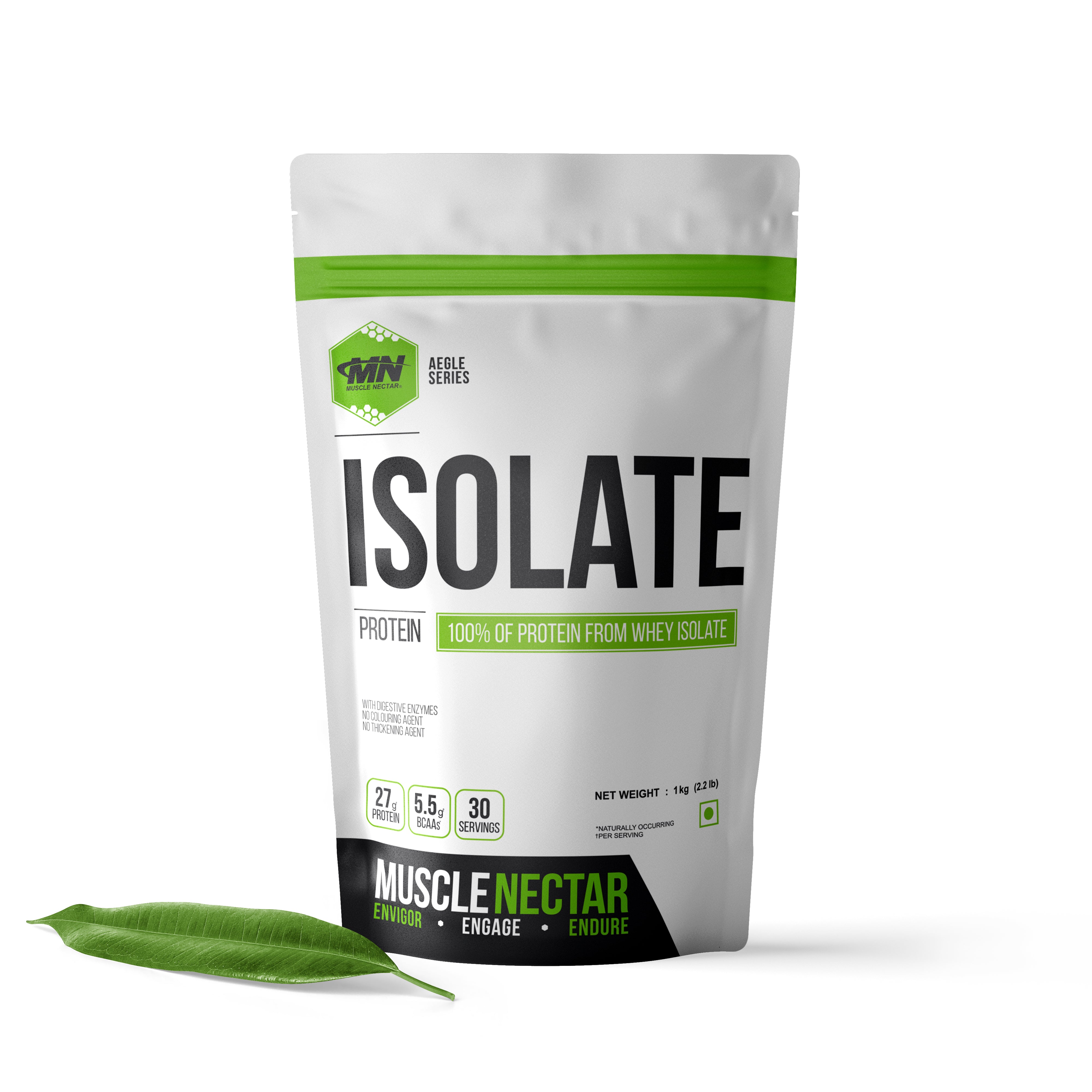 100% Isolate Whey Protein with Digestive Enzymes