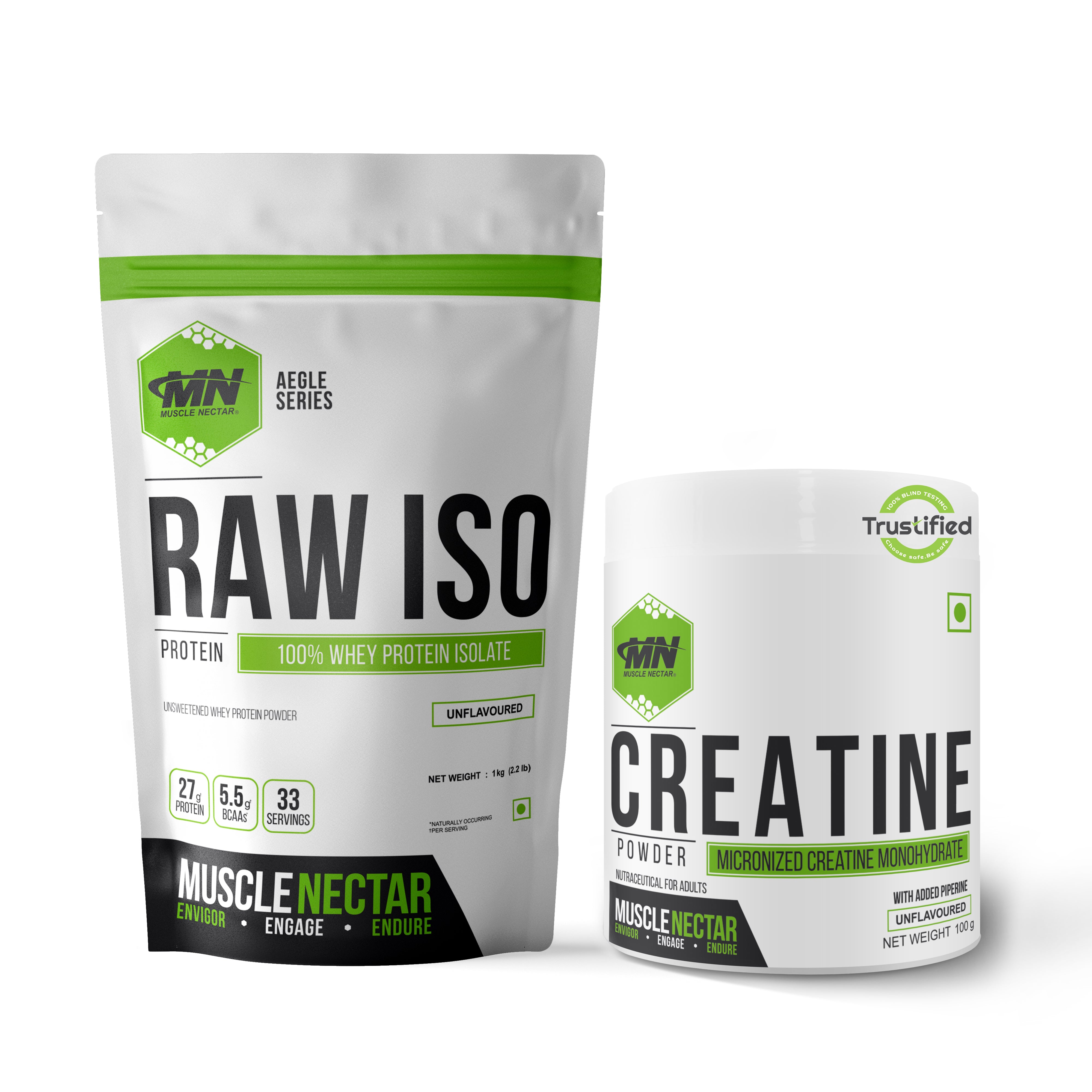 Raw ISO Whey Isolate - 27g Protein with Enzymes