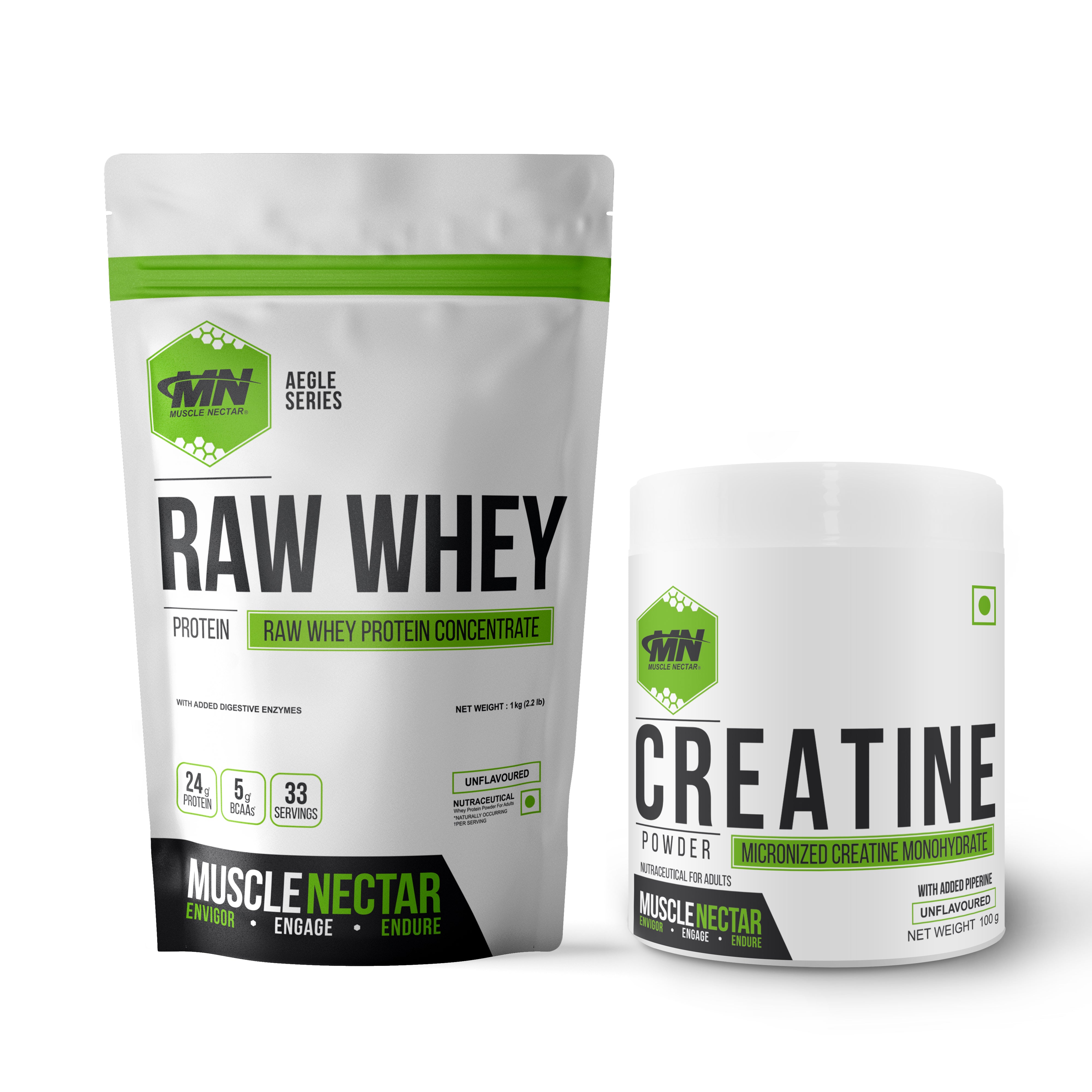 Raw Whey Concentrate - 24g Protein with Enzymes