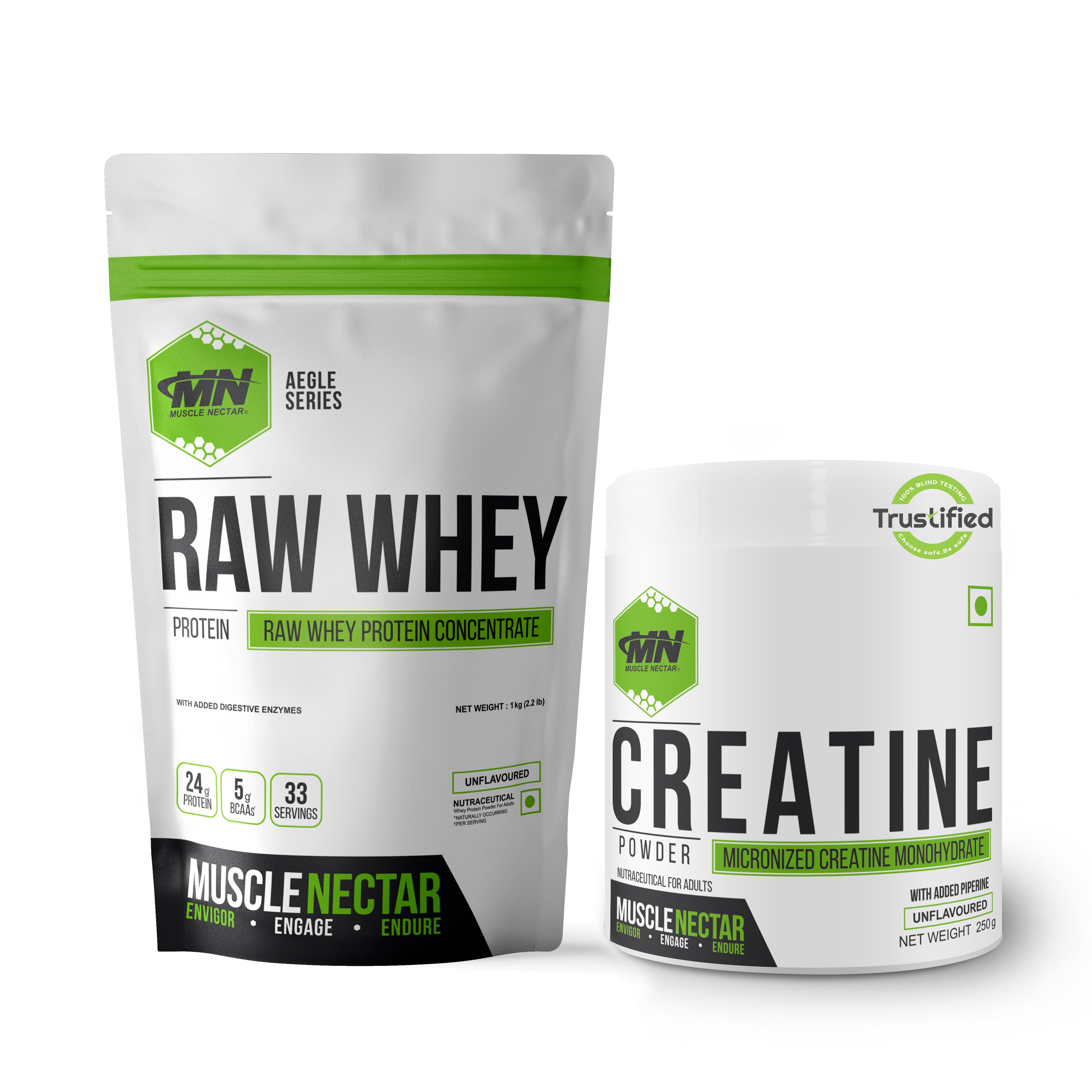 Raw Whey Concentrate - 24g Protein with Enzymes