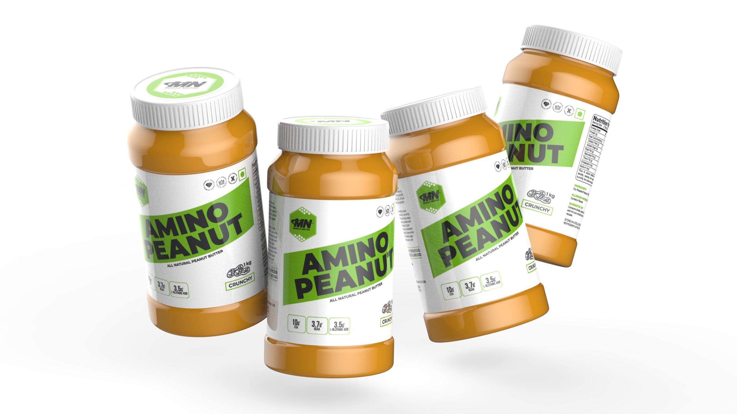 Amino Peanut - All Natural Peanut Butter - Muscle Nectar