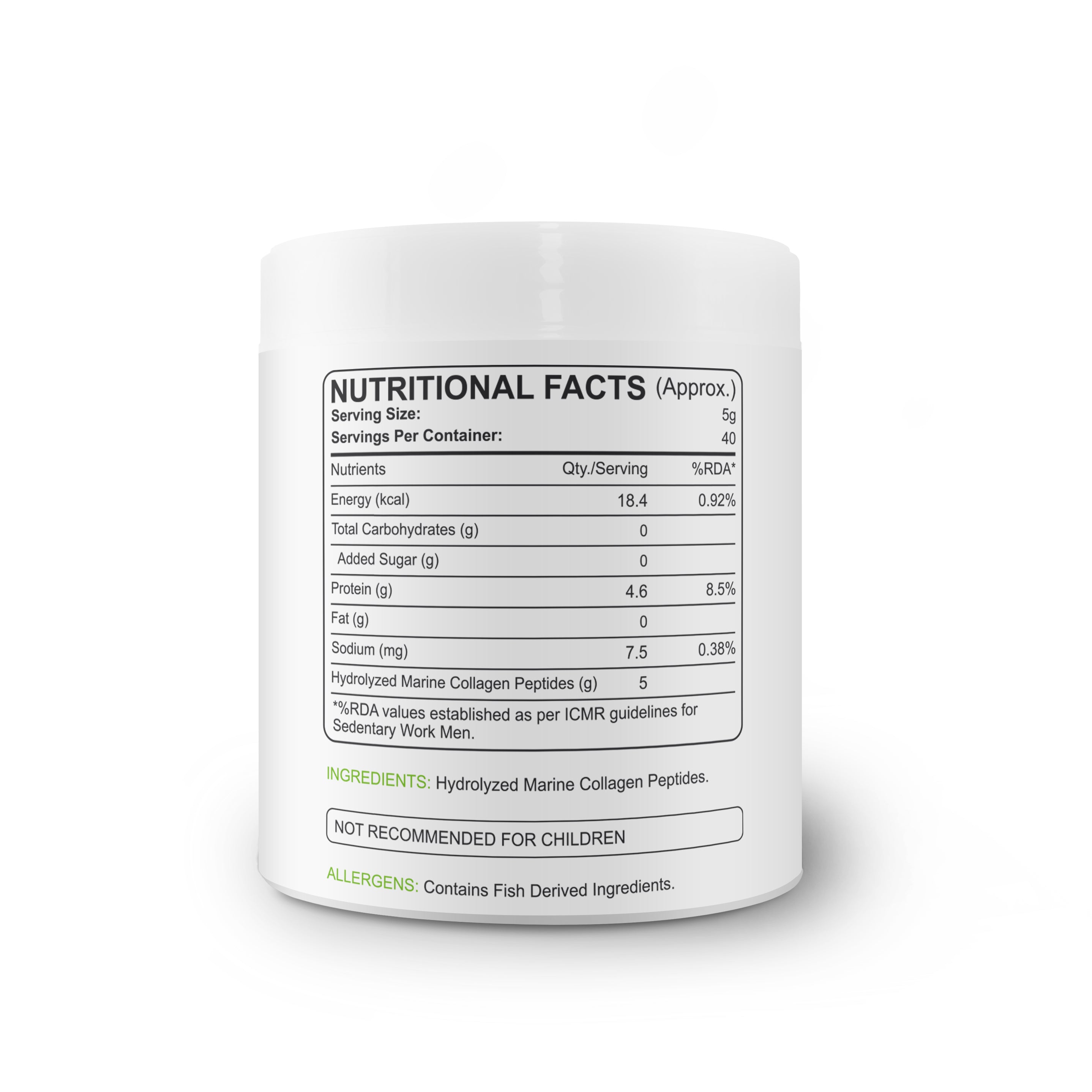 Muscle Nectar Marine Collagen Protein – Premium Hydrolyzed Peptides