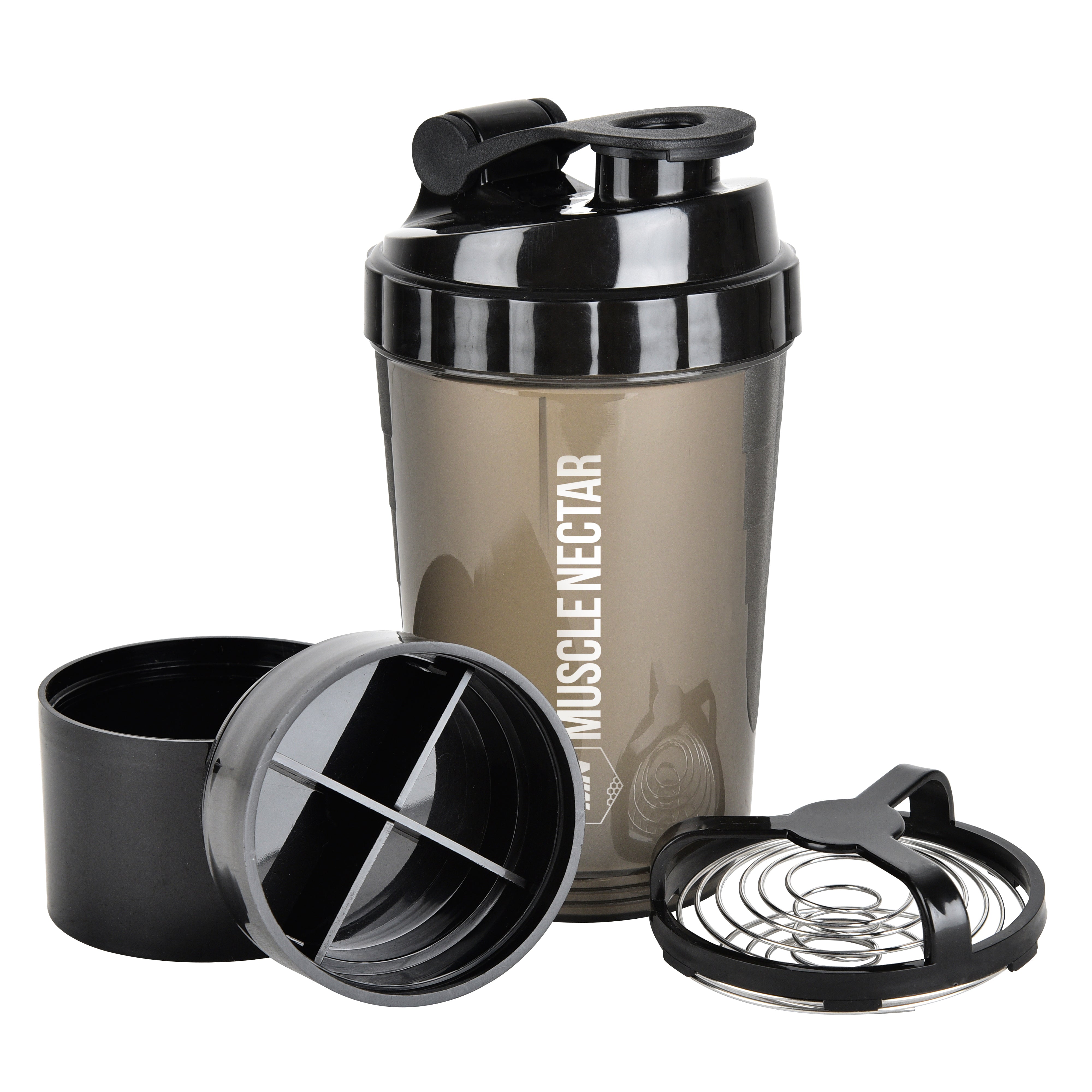 Gym Shaker Bottle with 2 Compartment (500ml)