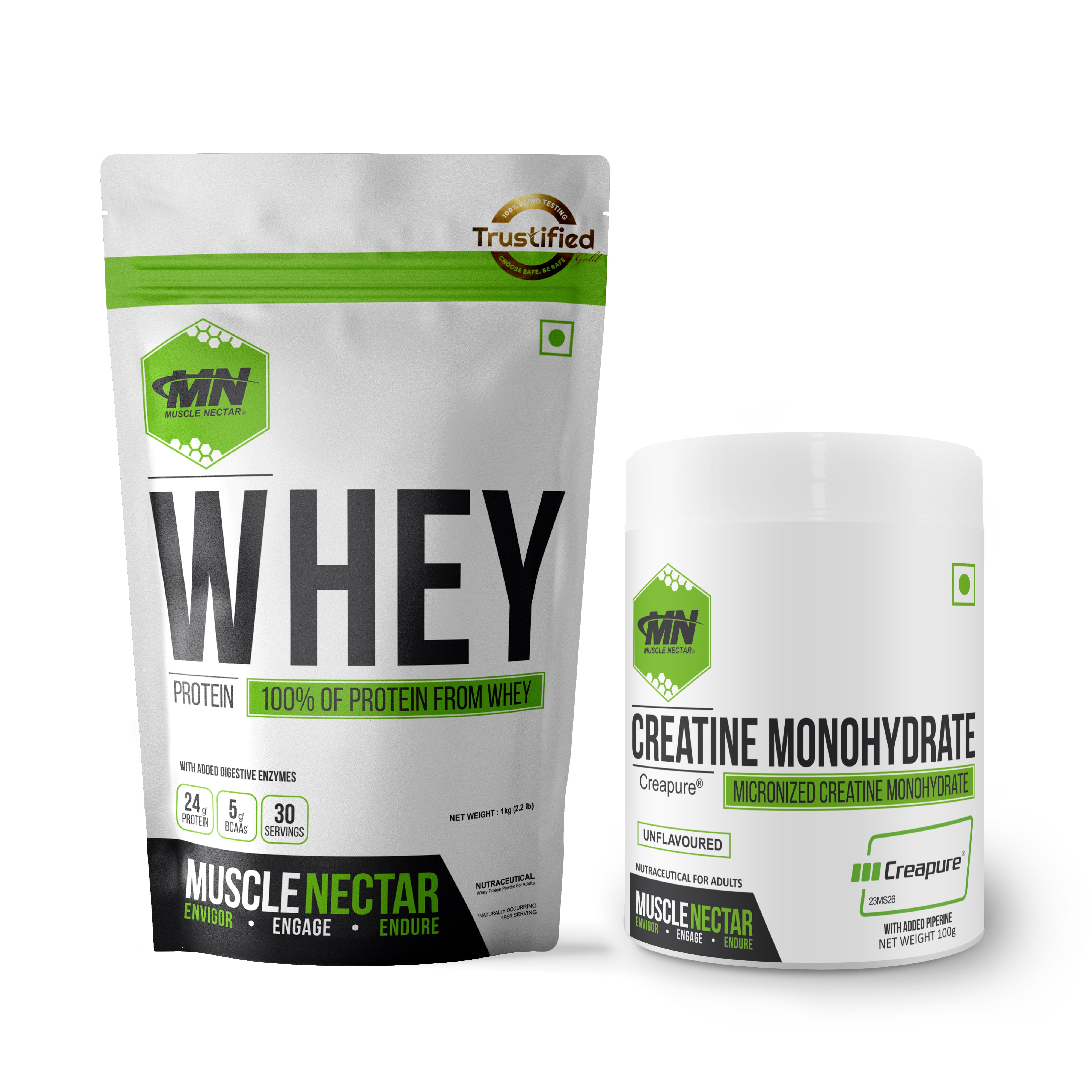 Muscle Nectar Whey Blend - 24g Protein with Enzymes