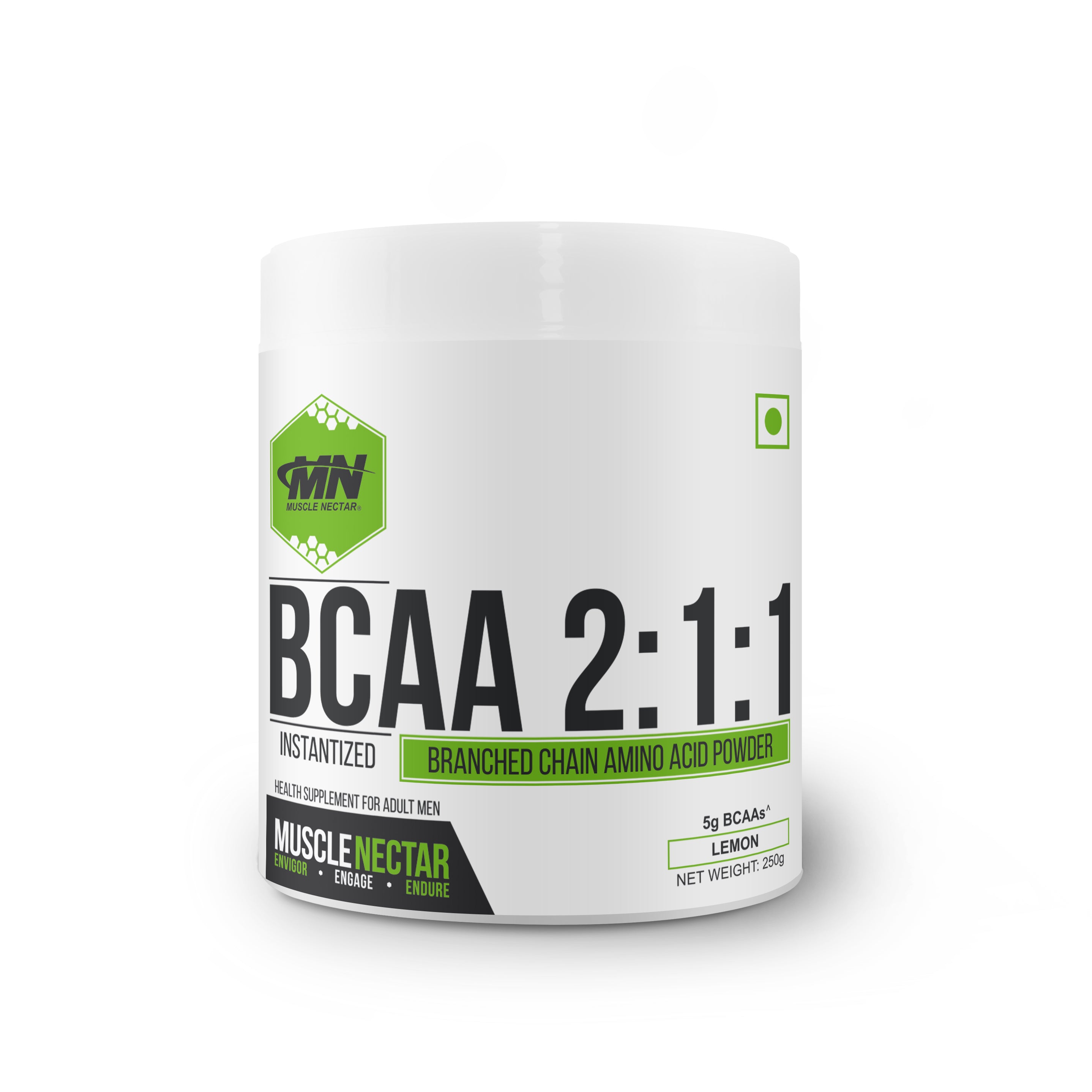 Muscle Nectar BCAA 2:1:1 Powder | 5g BCAAs + Vitamin B6 & B12