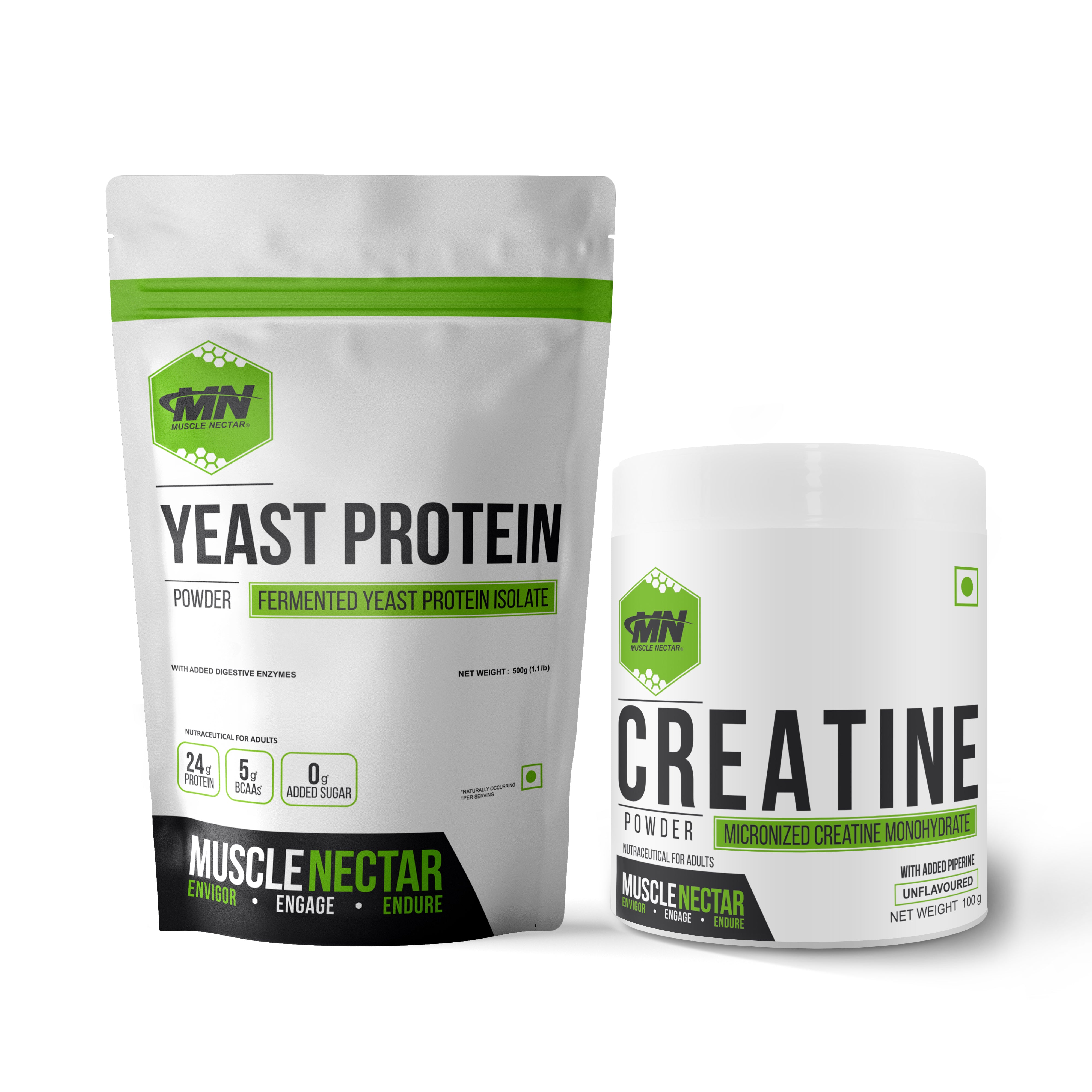 Bio-Fermented Yeast Protein Isolate - 24g Protein with Enzymes