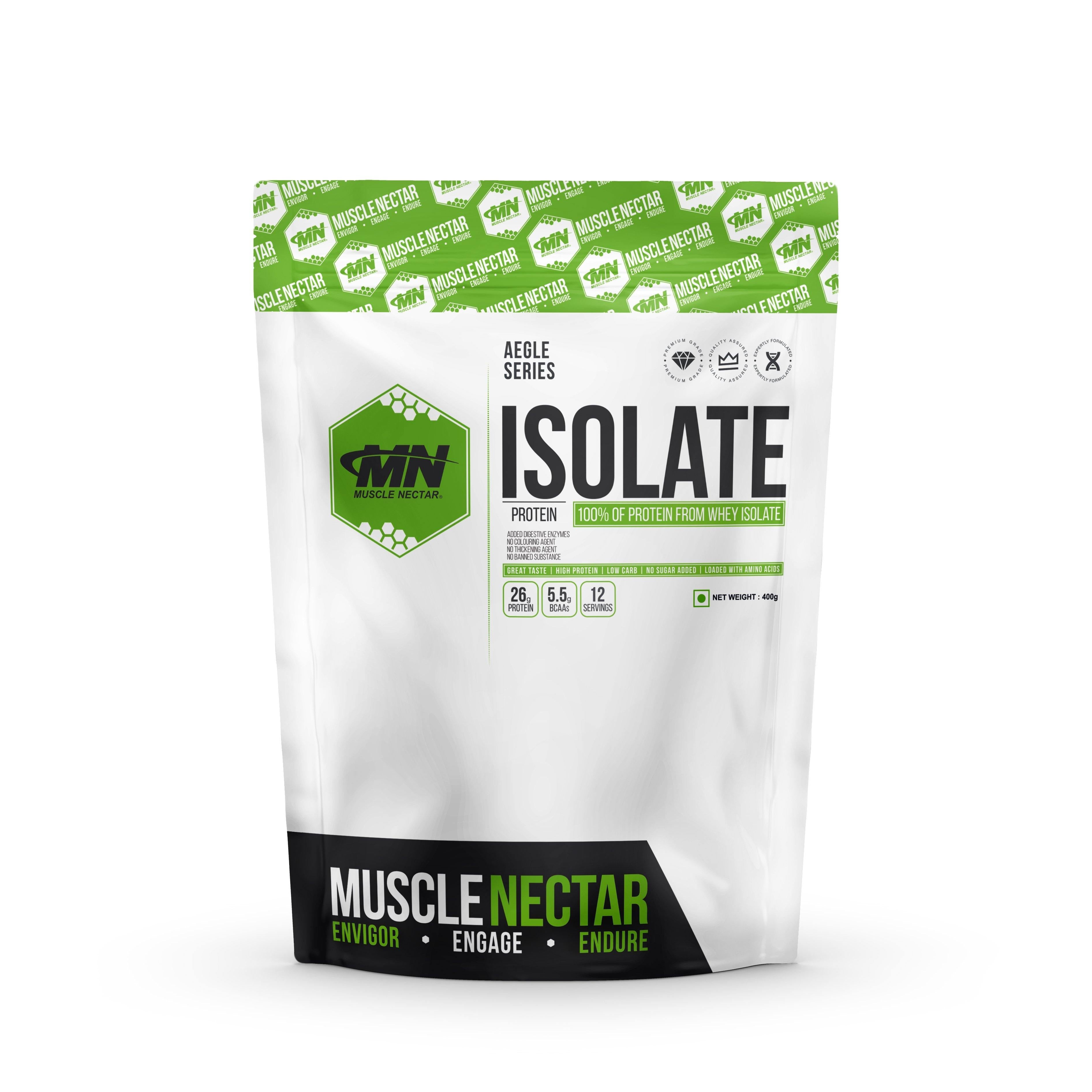 100% Isolate Whey Protein with Digestive Enzymes, 400g (Trial Pack)
